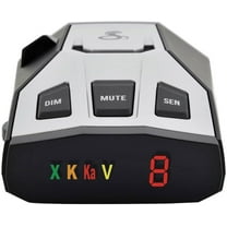 Cobra RAD 350 Laser Radar Detector - Long Range, False Alert Filter, OLED Display, Front & Rear Detection