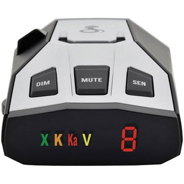 Cobra RAD 350 Laser Radar Detector - Long Range, False Alert Filter, OLED Display, Front & Rear Detection