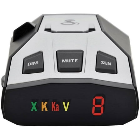 Cobra RAD 350 Laser Radar Detector - Long Range, False Alert Filter, OLED Display, Front & Rear Detection