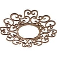 thumbnail image 2 of 16"OD x 6 1/8"ID x 3/8"T Reims Wood Fretwork Pierced Ceiling Medallion, Walnut, 2 of 3