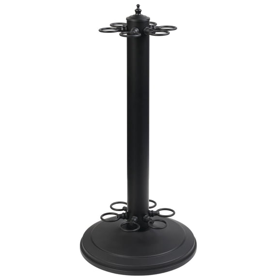 24"H POOL CUE HOLDER-MATTE BLK/MB