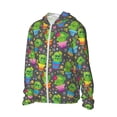 thumbnail image 2 of KLL Cactus In Pots Print Men's Women’s UPF 50+ Sun Protection Outdoor Hoodie Jacket Long Sleeve Fishing Hiking Performance Shirt-X-Large, 2 of 6