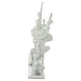 thumbnail image 6 of DecMode Polystone Glam Polished Silver Three Ballerina Dancers Sculpture, 14"W x 12"H, 6 of 9