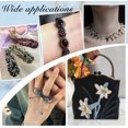 thumbnail image 6 of 1 Box 1638Pcs Black Round Seed Beads 6/0 4mm Translucent Seed Beads Colours Rainbow Glass Seed Beads Lined Crystal AB for Bracelet Jewelry Making DIY Earrings Necklaces Crafts 100Grams, 6 of 6
