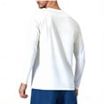 thumbnail image 5 of SYMOID Womens Long Sleeve Sun Shirt UPF 50+ Quick Dry Rashguard UV Protection Tee Breathable Lightweight for Hiking Fishing Beach Boating Summer Outdoor Activities White,Size 2XL, 5 of 9