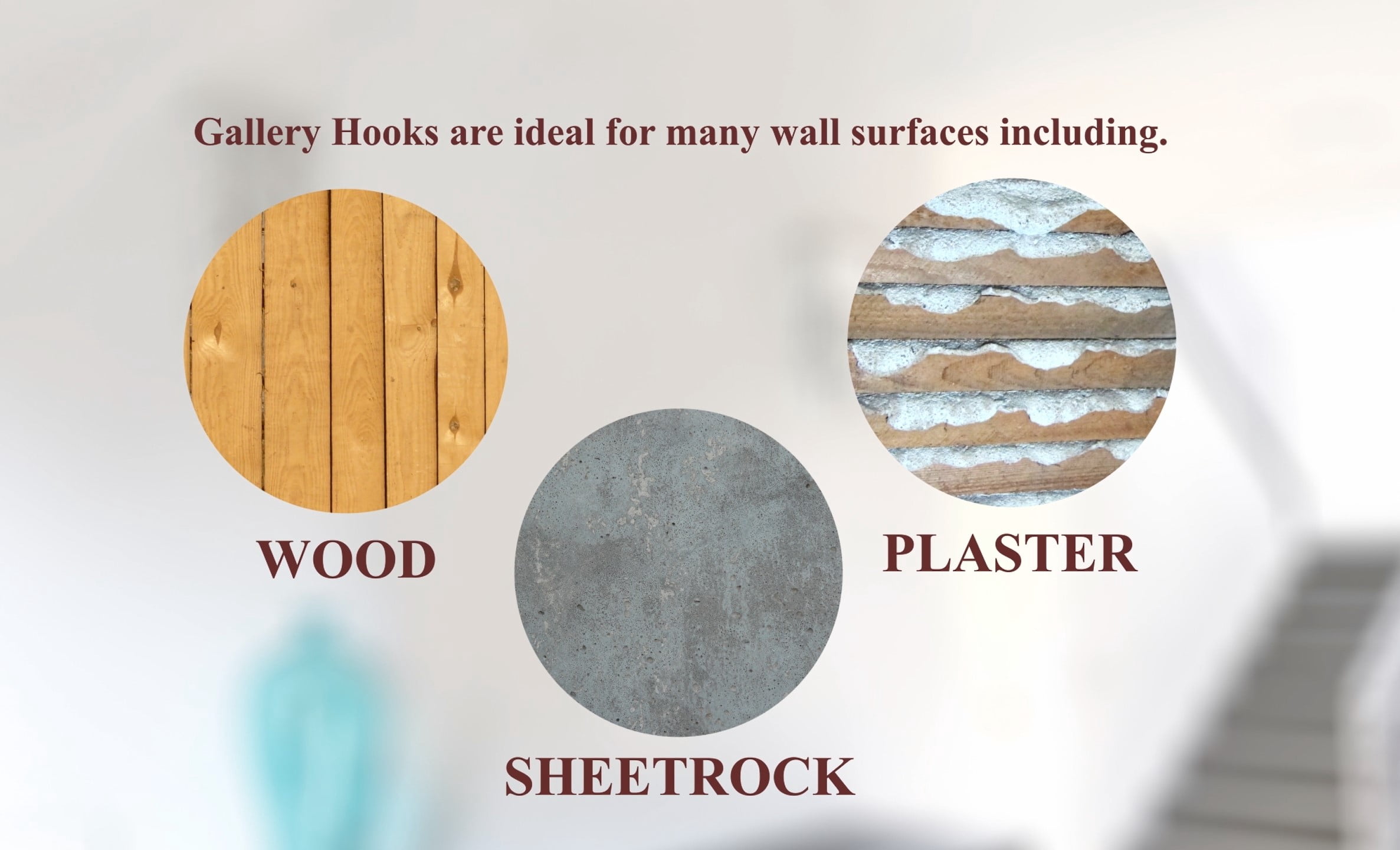 HangZ 30001B Gallery 10lb Picture Hooks (50-Pack)