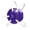 Purple w/ White Straps, variant on Classic Wrestling Headgear White Straps