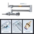 thumbnail image 4 of Wowow Pot Filler Faucets Both Hot Cold Water Wall Faucet Brass Faucets Kitchen Faucets, 4 of 7