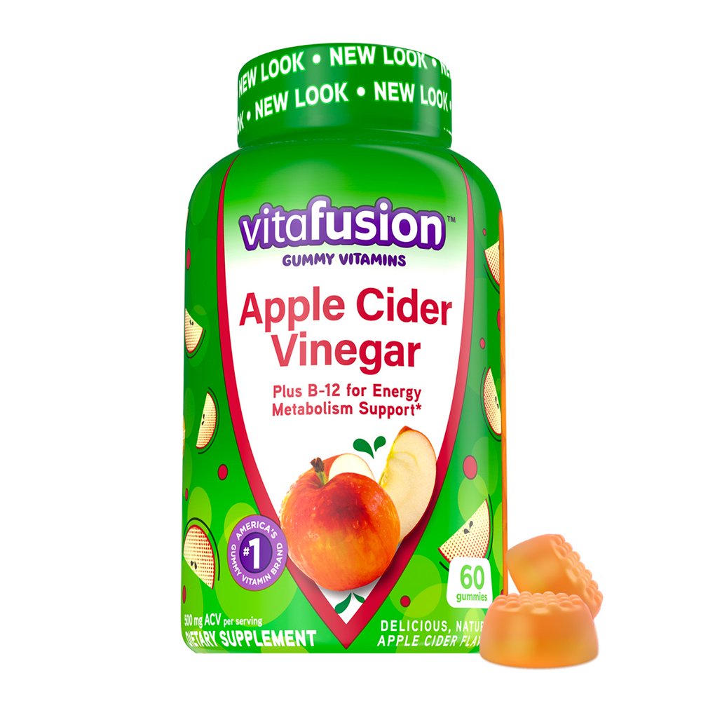 vitafusion Apple Cider Vinegar Gummy Vitamins, 500mg Apple Cider