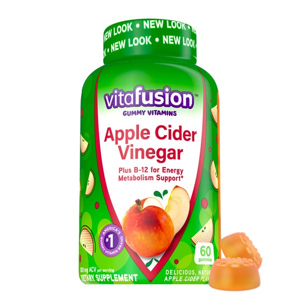 vitafusion Apple Cider Vinegar Gummy Vitamins, 500mg Apple Cider