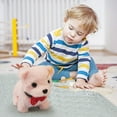 thumbnail image 6 of Toy Dog Children's Plushs Toy Walking Simulation Dog Dog Stall Electronic Puppy Pet with Interactive Functions Sound Effects for Kids Toys Gifts for Girls Boys Birthday Holiday Presents, 6 of 6