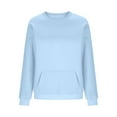 thumbnail image 2 of FAIWAD Oversized Sweatshirt for Women Sparkle Rhinestone Long Sleeve Pullover Casual Drop Shoulder Clothes Streetwear, 2 of 4