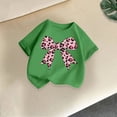 thumbnail image 3 of Tfken Soft Tops For Girls Comfy Daily Wear Holiday Short Sleeve Tees Tshirts Graphic Print T-Shirts Fashion Children Trendy Clothes Size 12-14 Years, 3 of 4