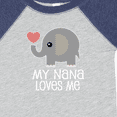 thumbnail image 4 of Inktastic Nana Loves Me for Grandkids Boys or Girls Baby Bodysuit, 4 of 5