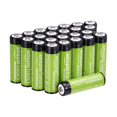 thumbnail image 1 of Amazon Basics - Paquete de 24 pilas recargables AA NiMH, 2,000 mAh, recargables hasta 1,000 veces, precargadas, 1 of 4