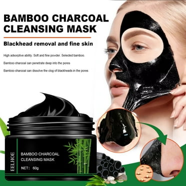 Bamboo Charcoal Peel Off Mask To Remove Blackhead Cream Nose Stick Clean Mask Mud Shrink Pores Clean 60ml