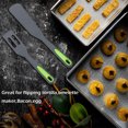 thumbnail image 4 of Kit de silicona de silicona antideslizante Spatulas Kit resistente al calor Sacramistas de huevos fritos Gadgets Alimentos para el hogar Herramientas para hornear Accesorios Gris oscuro Verde 2 piezas Noticed HA010780-01B, 4 of 7