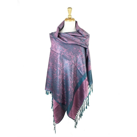 Paisley Jacquard Pashmina Shawl Wrap Scarf Stole