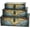 Rectangle- Map, variant on Wooden Storage Box Set of 3, Antique-Looking Storage Containers with Secret Compartments Vintage Nesting Keepsake Chests for Jewelry, Cash, Photos Travel-Friendly & Stackable (Map)