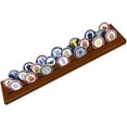 thumbnail image 2 of DECOMIL Military Collectiable Challange Coin Holder, Solid Walnut - Large - 3 Rows, 2 of 4
