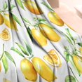 thumbnail image 3 of Yellow Lemon Fruit Slices White Pattern Blanket,Comfortable Soft Flannel Throw Blanket,All Season,Warm Lightweight Blankets for Sofa Bed Couch Living Room Chair,30"x40", 3 of 4