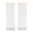 thumbnail image 2 of Linen Style Window Curtains 2PCS, 9FTx5FT Exquisite Patterned Drapery, Soft Easy to Install Versatile Decor for Home Themed Scene Arrangement Window Decoration Living Room Bedroom Dining Room, 2 of 7