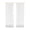 White, variant on White Window Drapery Decorations Linen Style Curtain Making The Window Wear The Coat Polyester Fabric 2-Piece Set Size 59.06 Inches By 106.3 Inches Each Weight 2.65 Lb