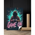 thumbnail image 3 of FlexiPrints - 12x16 Inches “GAME ON” Wall Art – Minimalist Typography Print - Modern Home & Office Decor - Unframed Poster, 3 of 7