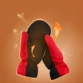 thumbnail image 2 of Gants Chauffants Usb Rouges, Gants Chauds Rechargeables, Gants Thermiques Isolés avec Chaleur Réglable, Doigts Tactiles pour Moto, Planche à Neige, Activités Extérieures, 10.2X7.1X2.4In, 2 of 8