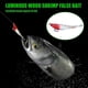 thumbnail image 2 of Pesca Señuelos de pesca de camarones de madera luminosa 12 cm 14,3 g cebo artificial (rojo blanco) Ehuebsd  Para Estrenar, 2 of 9