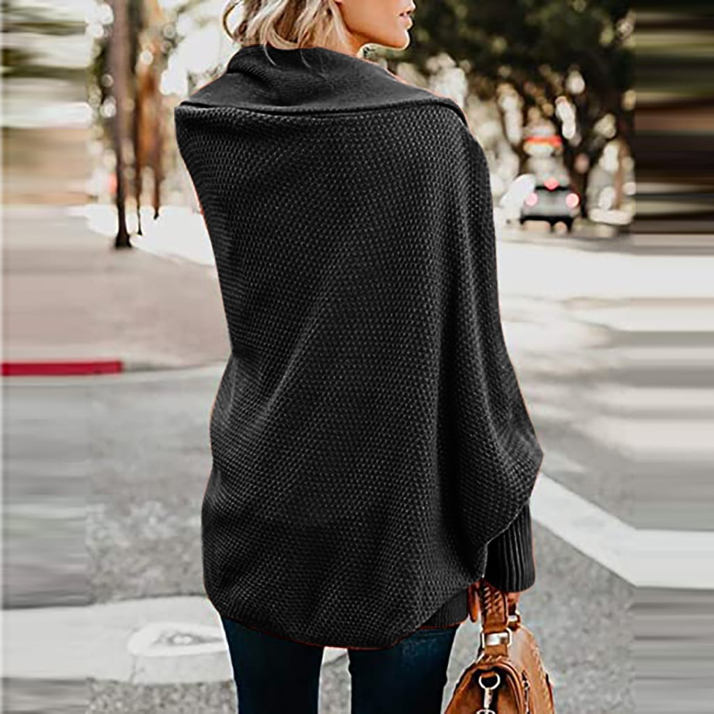 Xzngl Long Sweater Cardigan Women Fashion Women Long Sleeve Knit Winter Cardigan Sweater Solid Color Coat Long Sleeve Cardigan For Women Women Cardiga