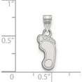 thumbnail image 2 of 14K White Gold 14Kw Logoart University Of North Carolina Small Pendant (19 X 7) Made In United States 4w043unc, 2 of 5