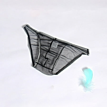 

Transparent And Breathable Underwear Mesh Ultra-Thin Pure Color MenBriefs