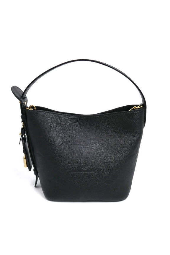 Pre-Owned LOUIS VUITTON All-in BB Handbag, Monogram Empreinte, Black, M13480 IC, Women's