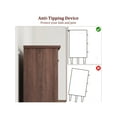 thumbnail image 6 of Huisuilinss 5 Drawer Dresser For Bedroom,Farmhouse Tall Dresser,Vertical Chest Of Drawers With Storage,Wood Storage Dresser For Living Room Bedroom Entryway, 6 of 7