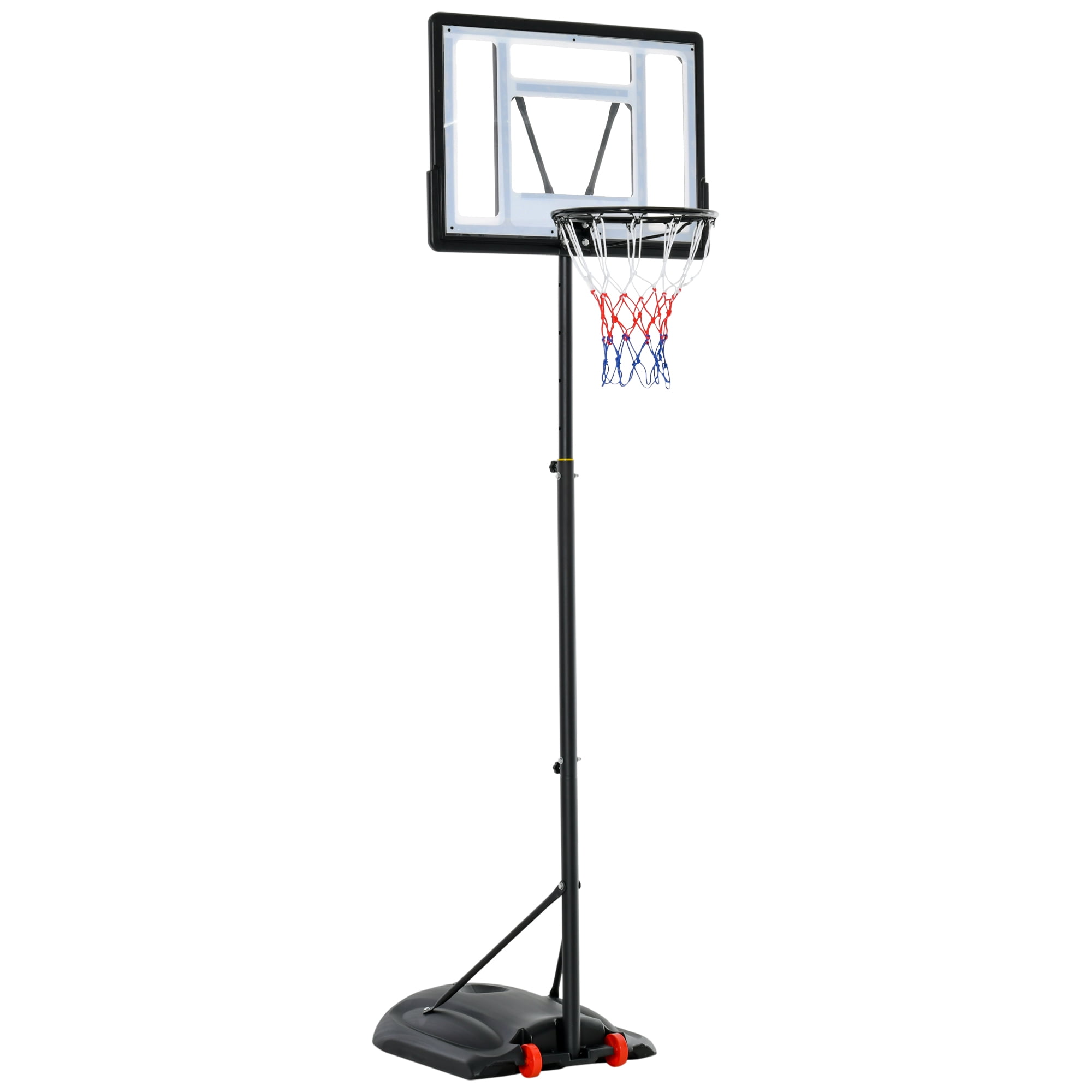 Soozier Portable Freestanding Basketball Hoop Stand 5.5 Ft. 7.5 Ft