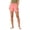 A01 Watermelon Red, variant on Mifsaly Linen Shorts for Women Casual Drawstring Elastic Waist Short Pants with Pockets Beach Going Out Summer Vacation Work Trousers L
