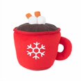 thumbnail image 2 of ZippyPaws - Stuffed Plush Dog Toy with Squeaker - Holiday Hot Cocoa, 2 of 4