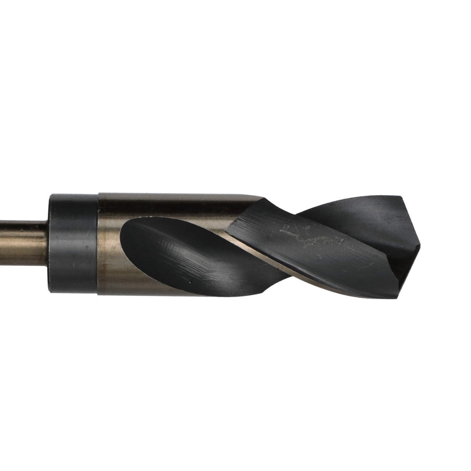 1-1/2" Reduced Shank HSS Black & Gold KFD Drill Bit, 1/2" Shank, 3-Flat Shank, Pack of 1