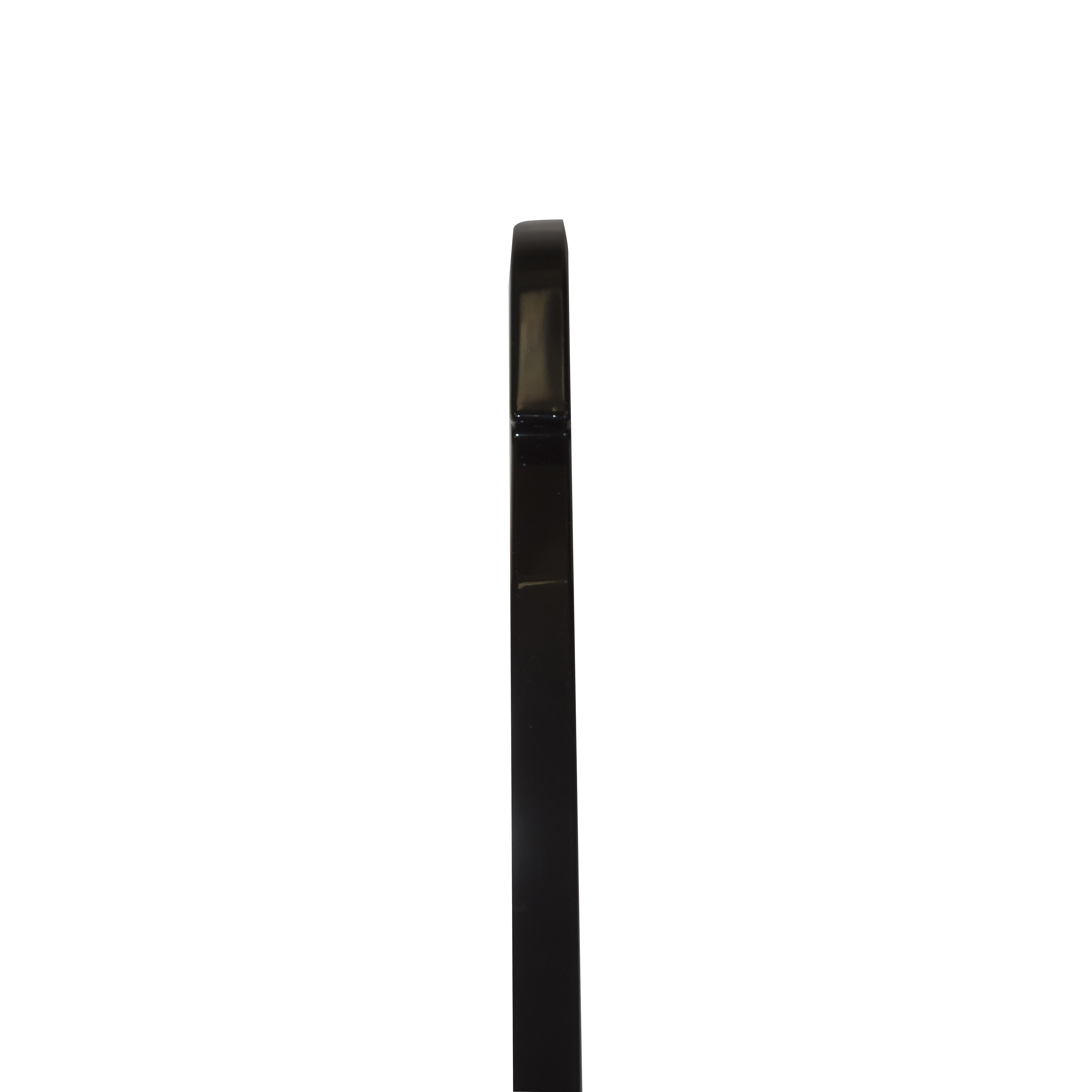 NAHANCO 9201750HU Acrylic Premium Shirt Hanger, 17", Black (Pack of 12)