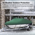 thumbnail image 3 of LADYGYM 20Ft-22Ft Waterproof Boat Cover Trailerable Pontoon/V-Hull Fishing Heavy Duty Uv Resistant All-Weather Protection for Boat Storage Transport Outdoor,Black, 3 of 13