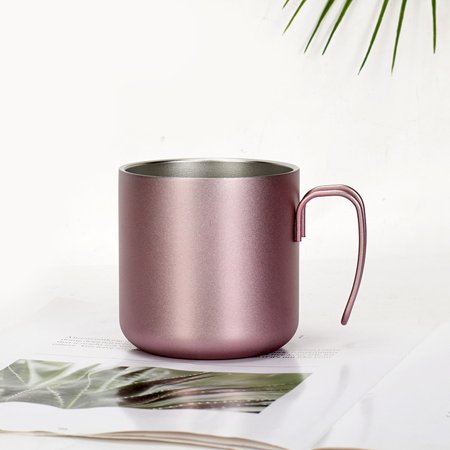 

Favorite Home.Gold 304 Stainless Steel Coffee Mug With Handle Reusable And Durable Coffee Travel Mug For Hot And Cold Water Coffee And Tea. 11Oz