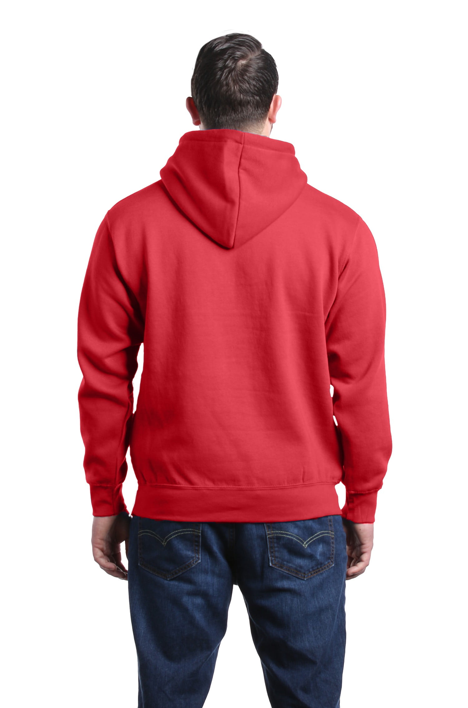 Shop4Ever Men's Basketball Player Dunk Silhouette Word Cloud Hooded Sweatshirt Hoodie XX-Large Red