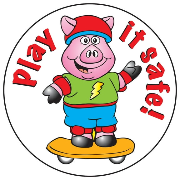 ZoCo: Helmet Safety Positive Message Sticker Roll - 400 Stickers