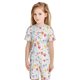 thumbnail image 5 of Balery Cute Owl Conjunto de Pijama Infantil de Manga Corta con Estampado – Ropa de Dormir de Algodón Suave-Medium, 5 of 5