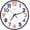 Black, variant on Modern Wall Clock, 10 Inch Silent Non-Ticking Battery Operated – Easy to Read Minimalist Design Quartz Analog Clock – Stylish Home Decor for Living Room, Bedroom, Kitchen, Office (Black, 10 Inch)