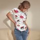 thumbnail image 3 of Fotbe Birthday Cake Body de Mujer con Cuello Redondo y Mangas Cortas, Sin Mangas Ajustado, Suave, Cómodo y Básico-Medium, 3 of 7