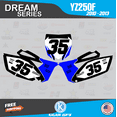 thumbnail image 3 of Kalair GFX Graphics Kit for Yamaha YZ250F (2010-2013) Dream Series, 3 of 5