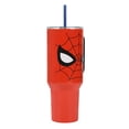 thumbnail image 4 of Marvel Spider-Man Logo Grand Design Visage Gobelet en Acier Inoxydable 40 oz avec Poignée et Paille, 4 of 7