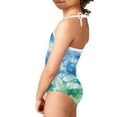 thumbnail image 4 of FOR U DESIGNS Sea Turtle One Piece Bathing Suit Girls Size 7-8 Years Fashion Beach Sport Bathing Suit for Swimming Surfing Breathable Off Shoulder Swimsuit, 4 of 6